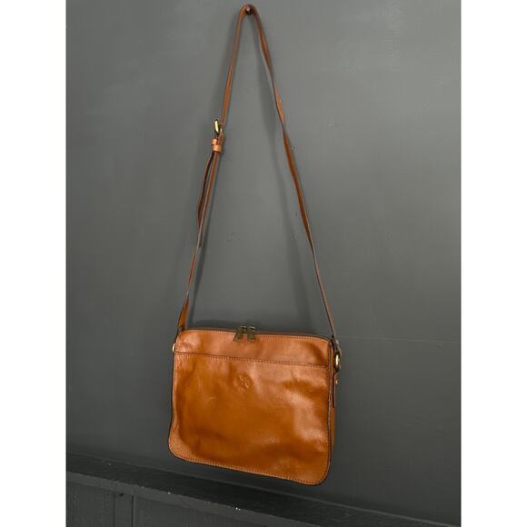 Patricia Nash Heritage Collection Nazaire Crossbody Bag Tan - Picture 2 of 13